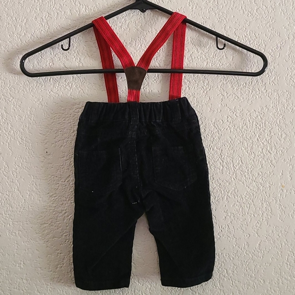 Carter's Black Corduroy Overalls - Picture 3 of 4